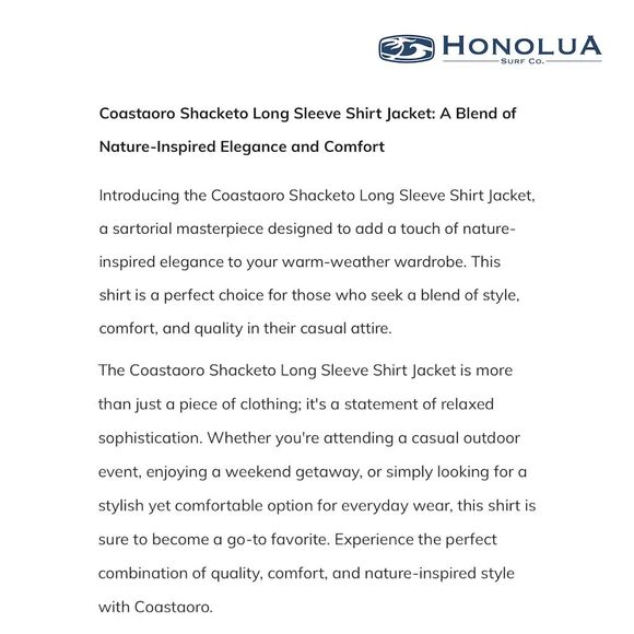 Honolua Surf Co. Men's XL Washed Dark Tone Shirt Jacket Casual - Picture 7 of 8